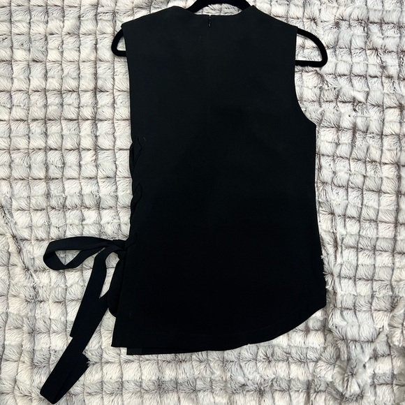 Black Derek Lam 10 Crosby lace up side tunic - Picture 2 of 4